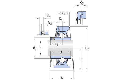 耐高溫軸承座UCP20928 為汽車噴涂車間提供高溫環境下的可靠支撐